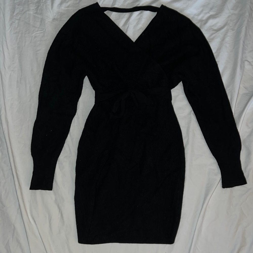 Mini sweater dress